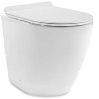 St. Tropez Back to Wall Concealed Tank Toilet Bowl
