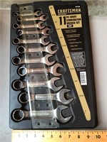 NEW 11-piece short combo wrench set