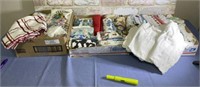 (3 BOXES) KITCHEN HAND/DISH TOWELS & RAGS