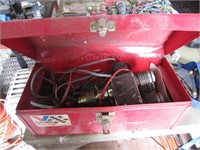 red toolbox w/hydraulics