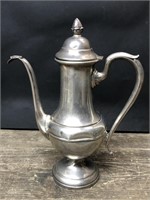 Weighted Sterling Monogramed Teapot