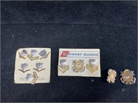 Coast guard collectible military pins