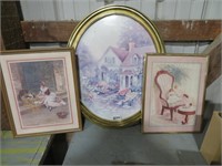 3 prints/frames