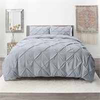 Nestl California King Duvet Set - Steel Blue