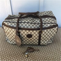 Gucci GG Monogram Supreme Luggage Overnight Bag