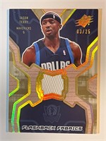 JASON TERRY 2007 FLASHBACK FABRICS /25-MAVS