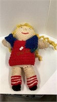 15 inch hand knitted dolly     1442