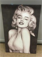 Marilyn Monroe print on canvas 36x24