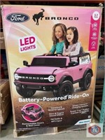 NEW KID TRAX FORD BRONCO — PINK battery power