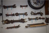 Large Lot of Antique Wrenches