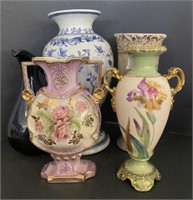 Porcelain & Ceramic Pieces, Oriental Vase 1’