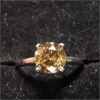 $5700 10K  Diamond (1.6Ct,I2,Fancy Yellowish Brown