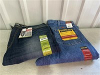 2 Mens Jeans 38x30