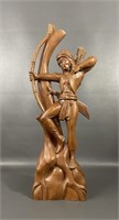 Handcarved Native American Indian Sculpture