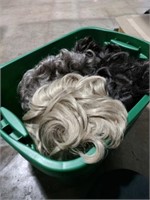 Small tote of wigs