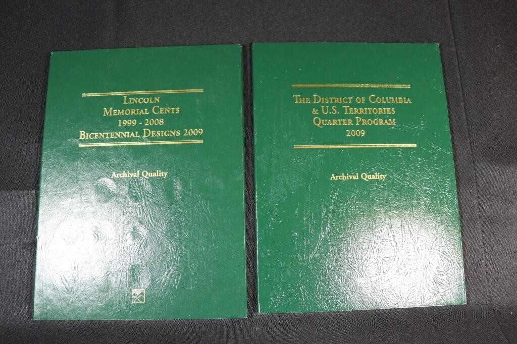 2009 DC & Territories Quarter Folder & 1999-2010 L
