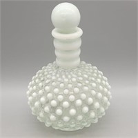 FENTON HOBNAIL OPALESCENT COLONGE BOTTLE