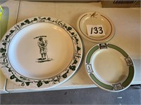VINTAGE GOLF COUNTRY CLUB PLATES