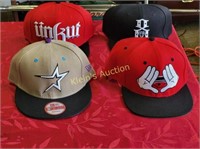 4 brand new premium fitted cap / hat astros +