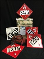 Spill Kit and Hazard Signs