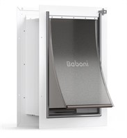 $114 Baboni Pet Door for Wall, Steel Frame