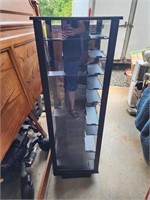 Collectibles display case rotates, in box unopened