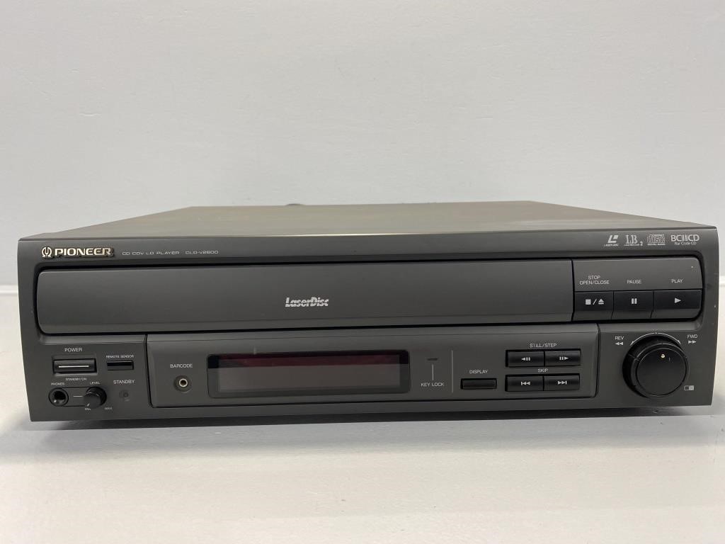 PIONEER Laser Disc Player, CD player combo