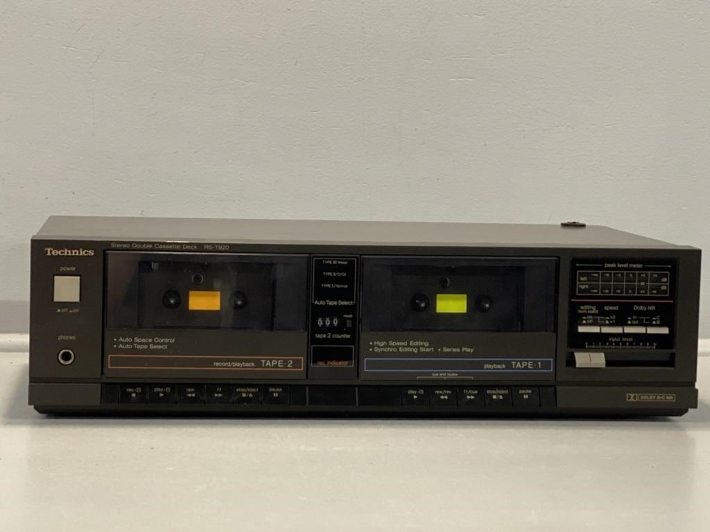 Technics Double Cassette Recorder & Player