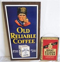 Pair of Coffee Signs Contemporary