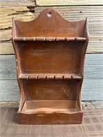 Antique Spoon Display Shelf