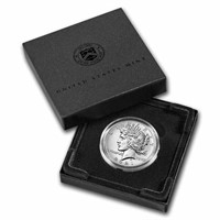 2021 Silver Peace Dollar (w/ Box & Coa)