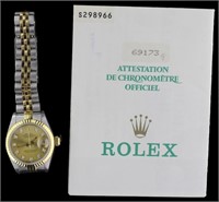 Rolex Oyster Perpetual Datejust 26 Diamond Watch