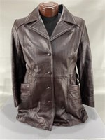 70's Leather Jacket -Good Condition -Dark