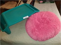 Fuzzy Pillow & Bed Tray