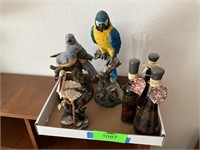 Decorative Birds & Bottles