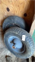2 Wheelbarrow Tires