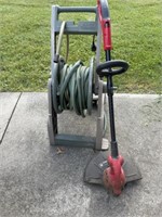 Electric trimmer and hose reel
