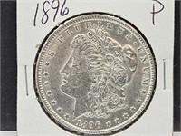1896 Morgan Silver Dollar Coin