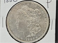 1886 Morgan Silver Dollar Coin