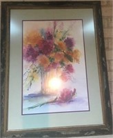 Water color flower painting by Fabriqio?