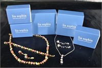 Two Lia Sophia Jewelry Sets