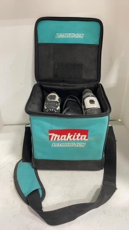 Makita Lithium-ion Drills & Charger in Case