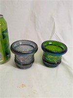 St Clair Carnival Glass Toothpick Holder & Other