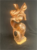 Abstract Nude Wood Sculpture