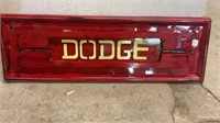 Metal Dodge Sign