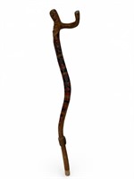 P.O.W. CARVED CANE MADE BY R. SWINEMAR  KGF