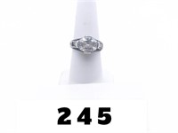 Vintage 925 Marcasite Stone Ring