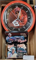 DALE EARNHARDT TIN WITH CARDS & CLOCK