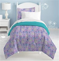 New- Dream Factory Cat Garden Comforter Set,