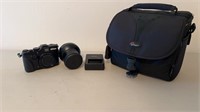Nikon Coolpix w/ wide converter lense & case
